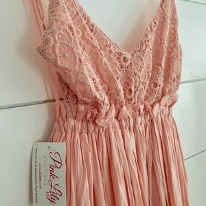 🍁Backless Lace Maxi